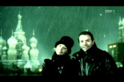 PW in Moscow in 1995 with ex-girlfriend Natacha ( Golden Triangle )