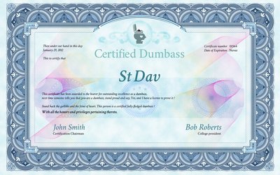 St Dav Dumbass certificate.jpg